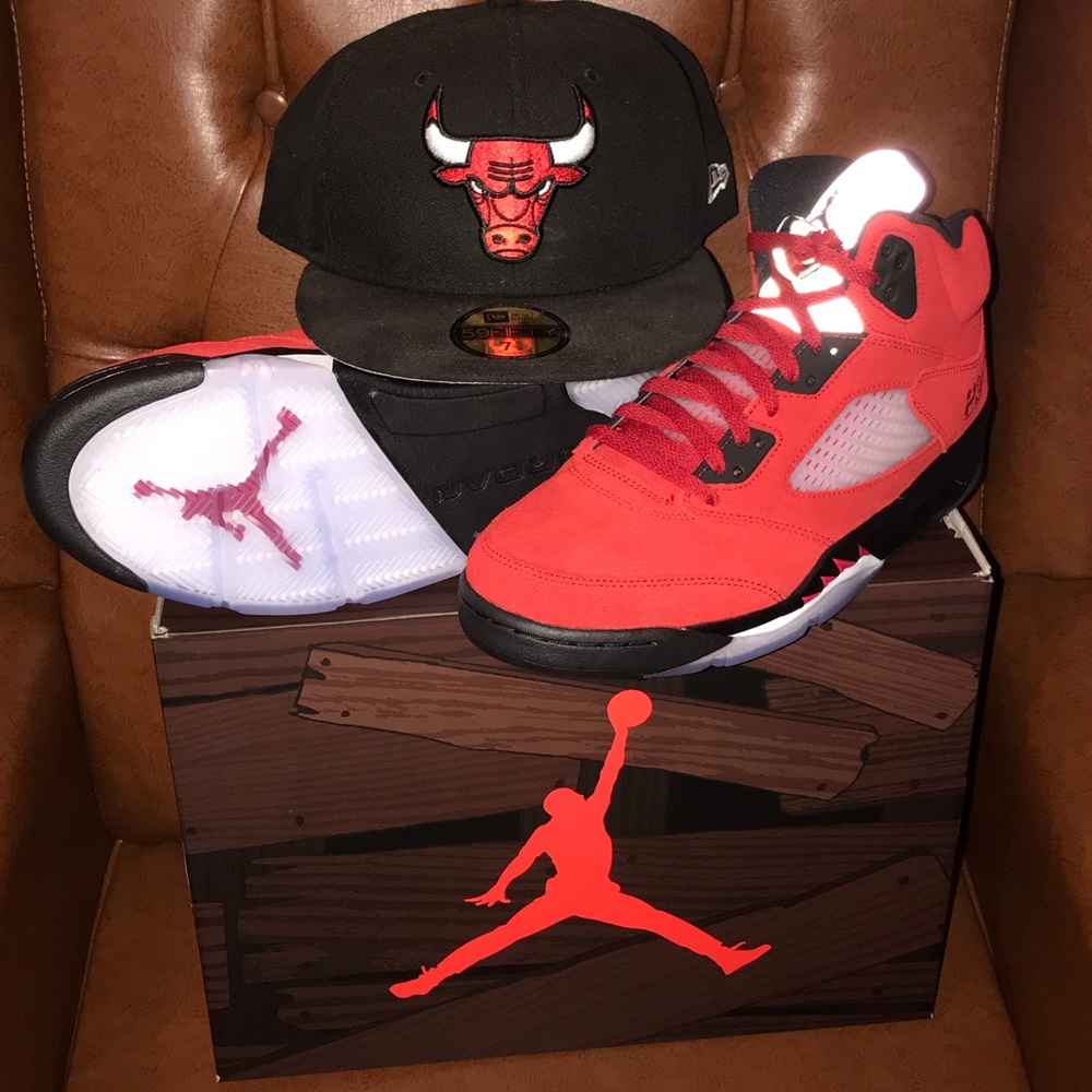 SOLD SOLD Jordan 5 Retro Raging Bull Red(2021)